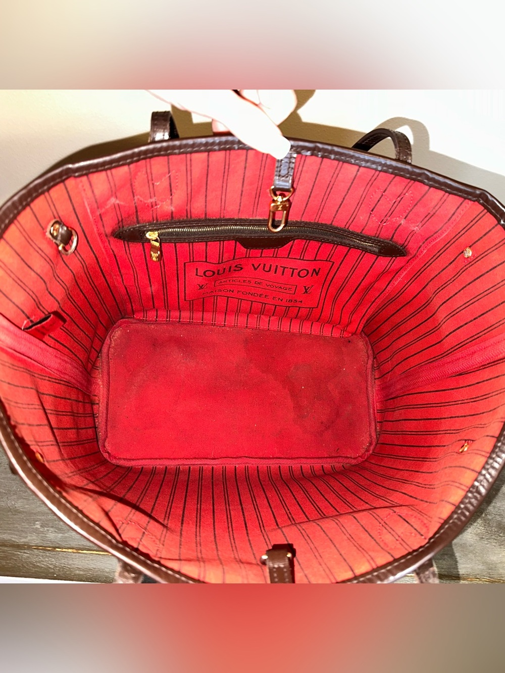Louis Vuitton Neverfull MM Damier Ebene - Picture 11 of 15